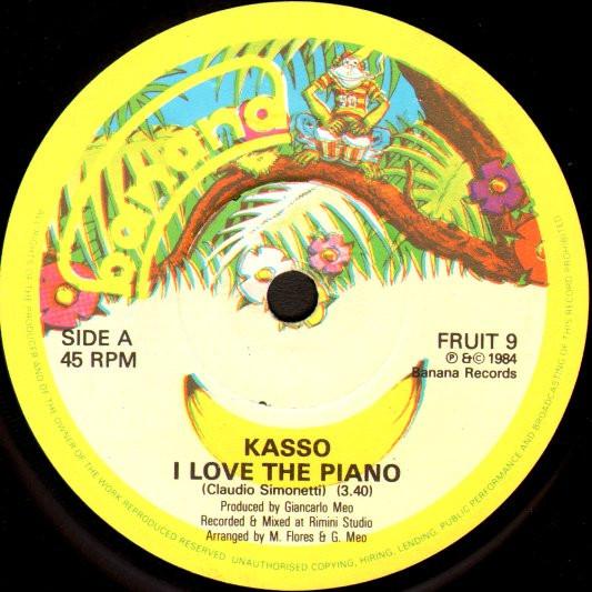 Kasso - I Love The Piano / Dancing On The Beach
